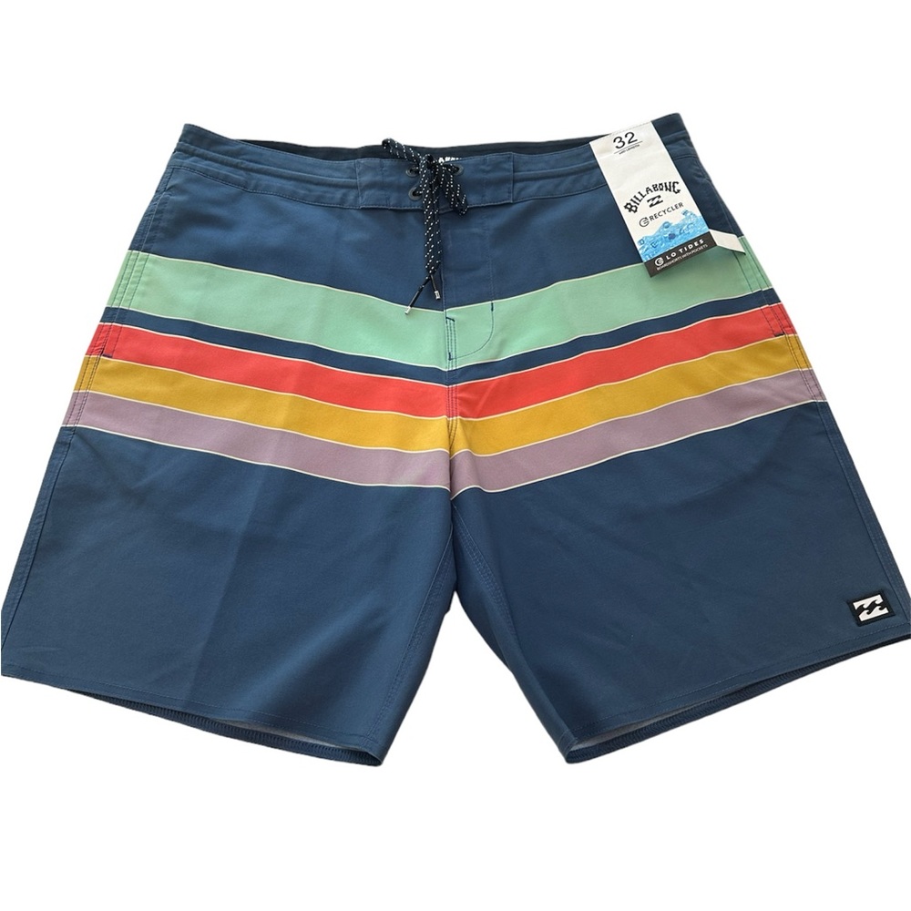 Billabong Board Shorts Swim Trunks Spinner Lo Tide 18" NWT Men’s Size 32